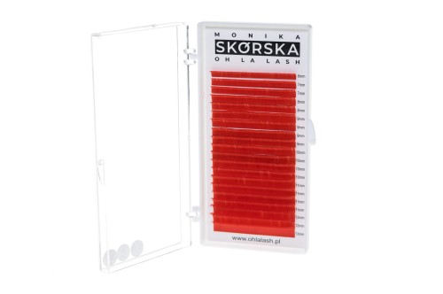 Rzęsy (czerwone) Oh La Lash Monika Skórska Mix C 0,07